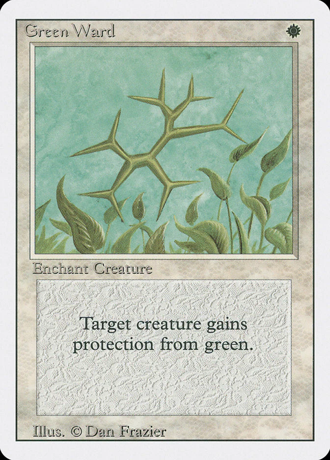 MTG: Revised 020: Green Ward 