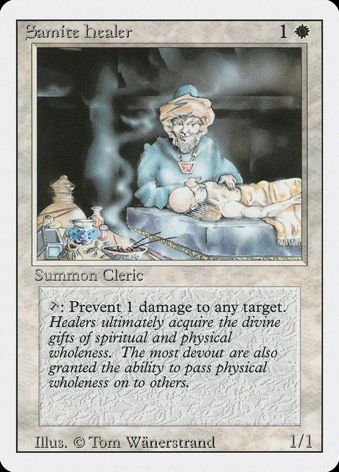 MTG: Revised 038: Samite Healer 