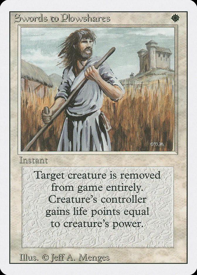 MTG: Revised 041: Swords to Plowshares 