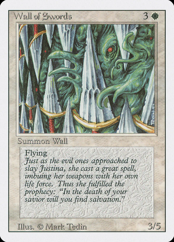 MTG: Revised 043: Wall of Swords 