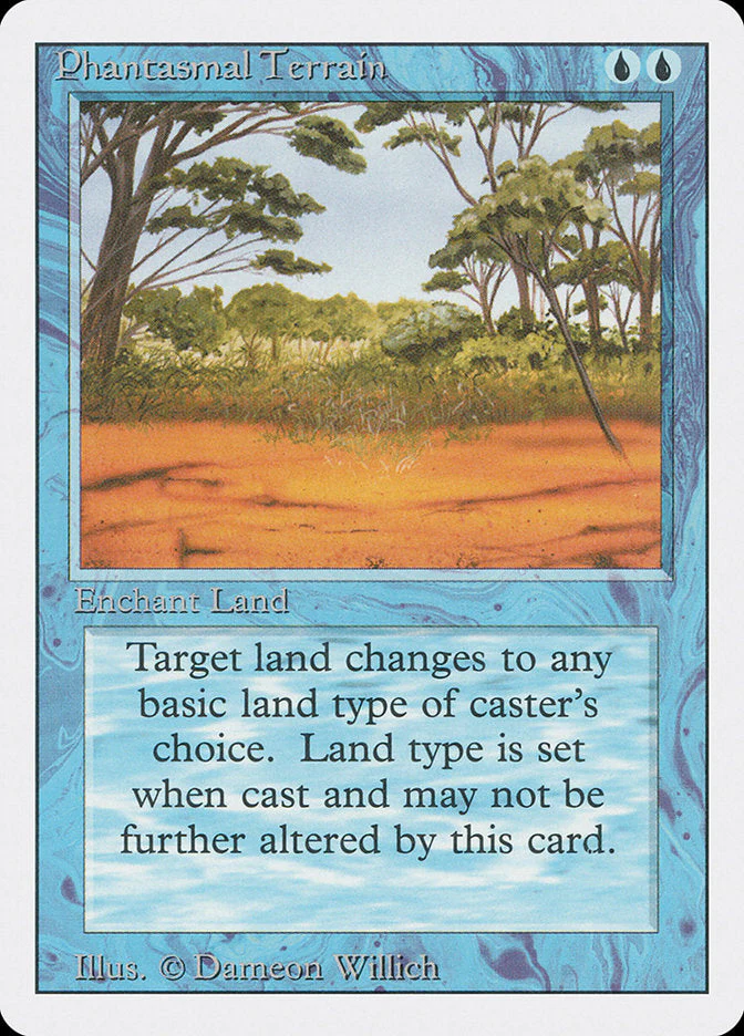 MTG: Revised 070: Phantasmal Terrain 