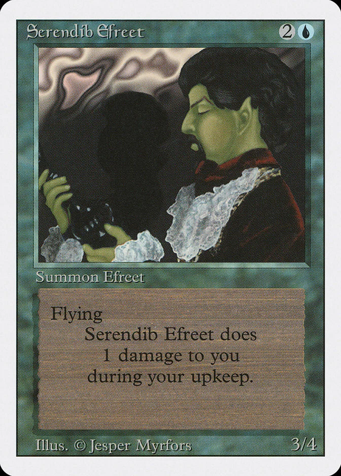 MTG: Revised 079: Serendib Efreet 