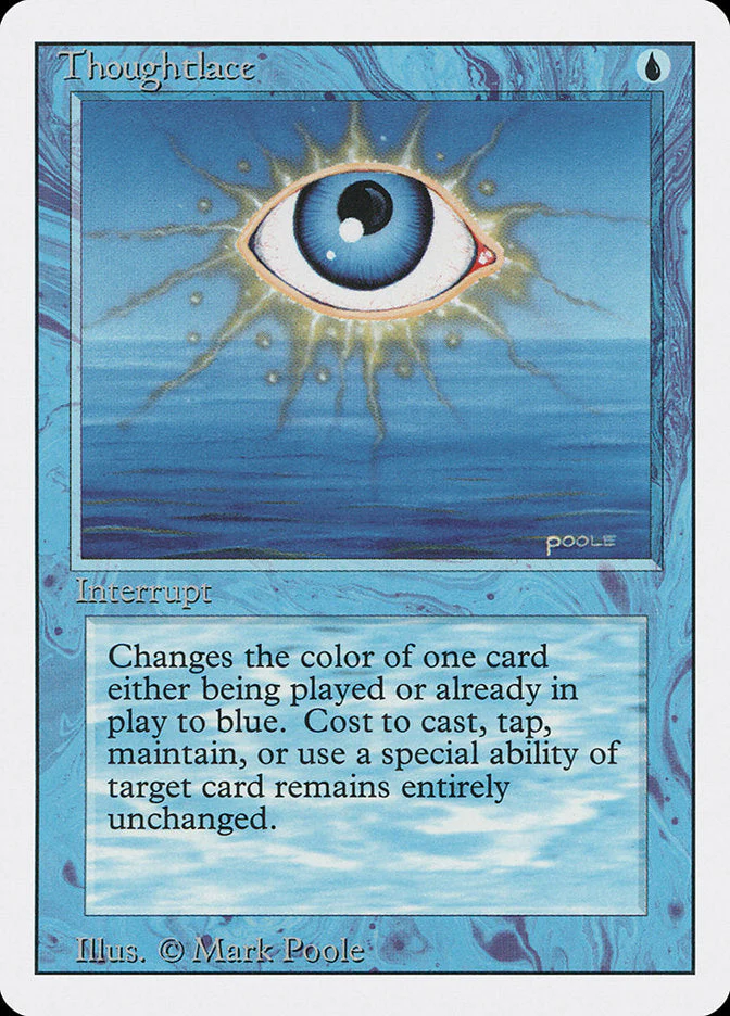 MTG: Revised 085: Thoughtlace 