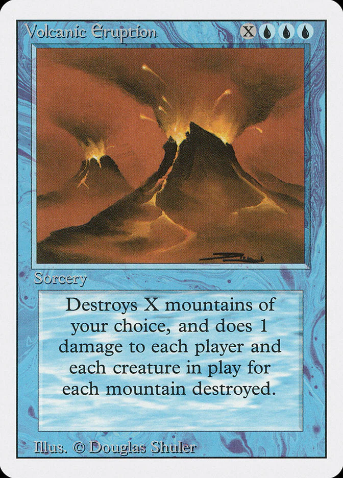 MTG: Revised 089: Volcanic Eruption 