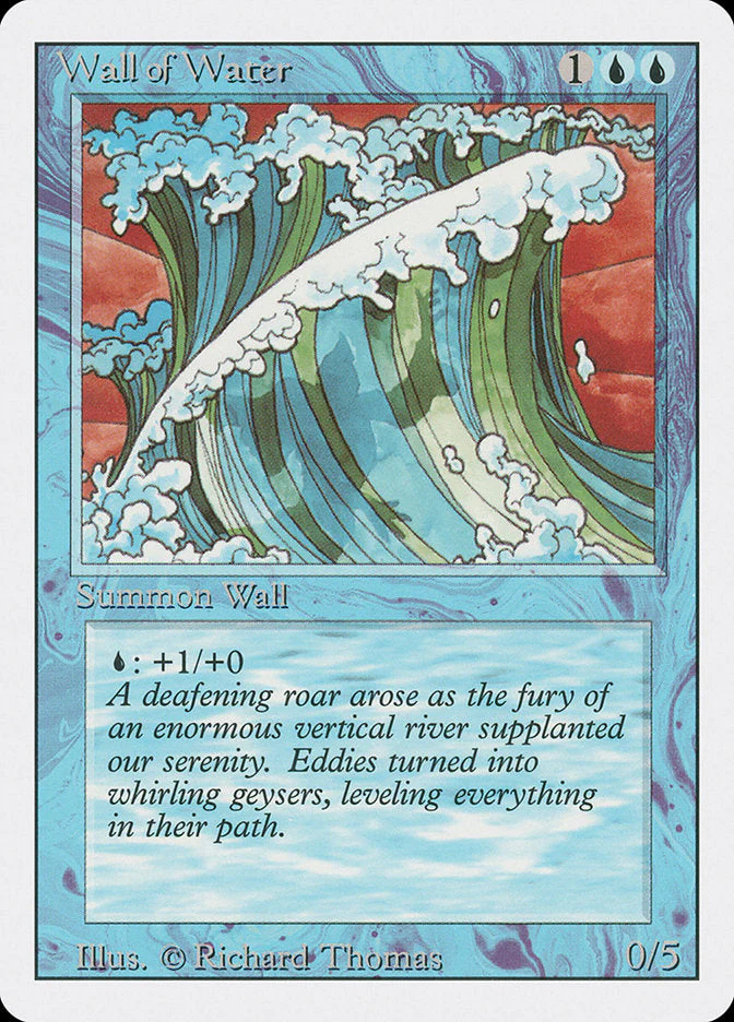 MTG: Revised 091: Wall of Water 