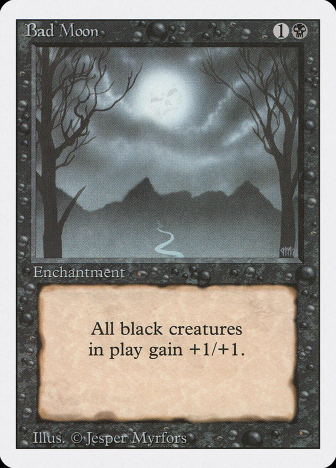 MTG: Revised 094: Bad Moon 