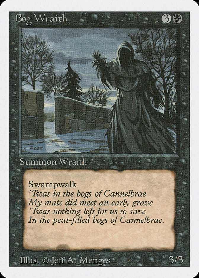 MTG: Revised 096: Bog Wraith 