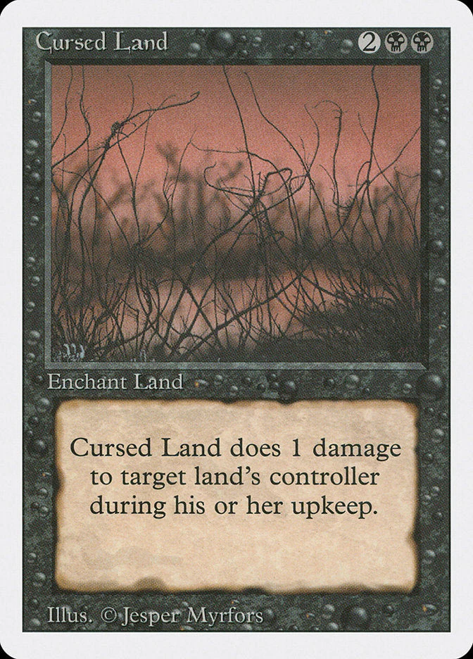 MTG: Revised 098: Cursed Land 