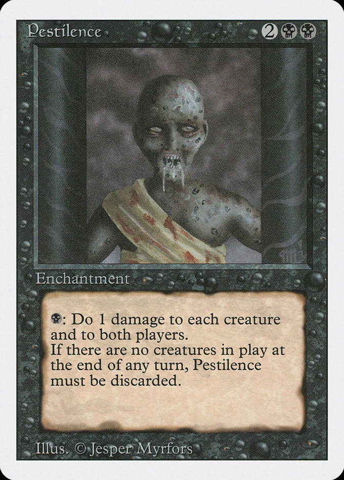 MTG: Revised 122: Pestilence 