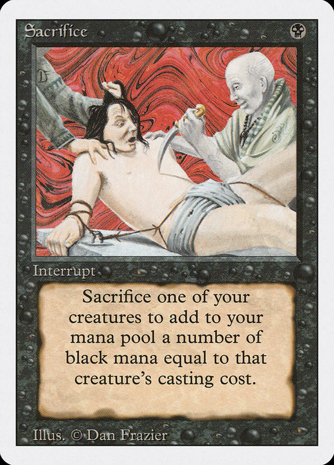 MTG: Revised 126: Sacrifice 