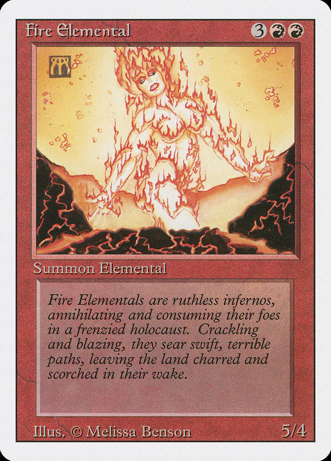 MTG: Revised 149: Fire Elemental 