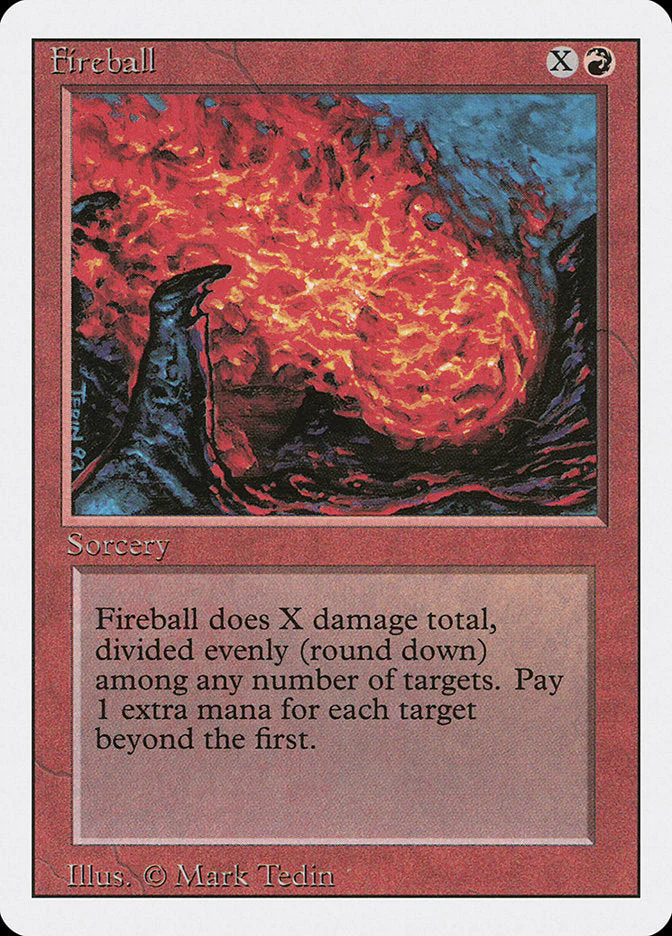 MTG: Revised 150: Fireball 