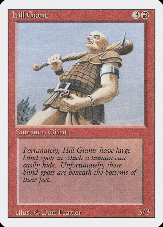 MTG: Revised 158: Hill Giant 