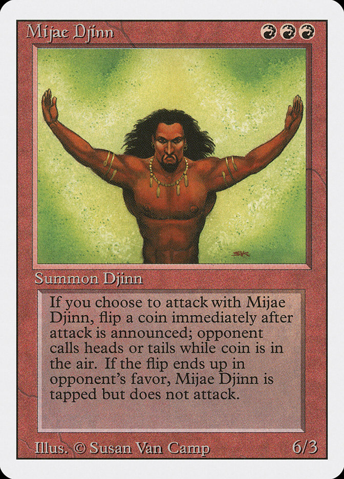 MTG: Revised 166: Mijae Djinn 