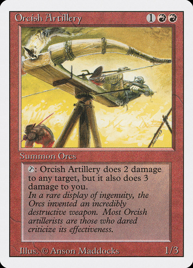 MTG: Revised 168: Orcish Artillery 