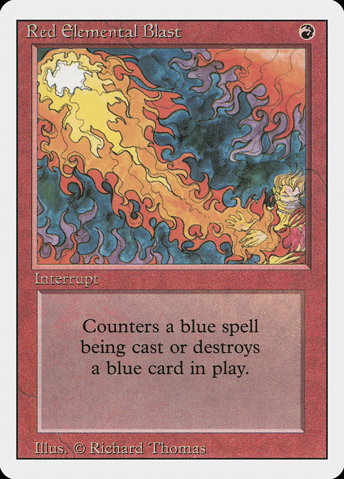 MTG: Revised 171: Red Elemental Blast 