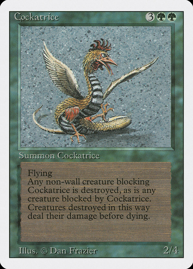 MTG: Revised 189: Cockatrice 