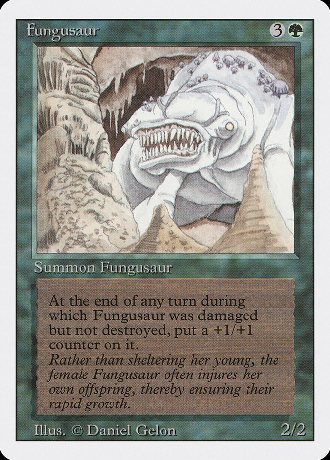 MTG: Revised 197: Fungusaur 