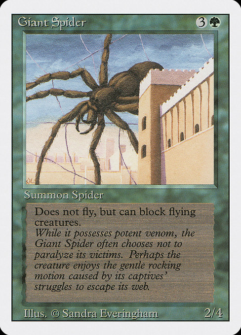 MTG: Revised 200: Giant Spider 