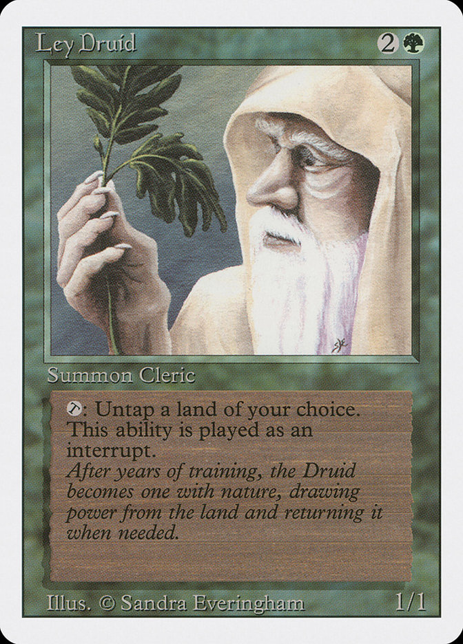 MTG: Revised 206: Ley Druid 