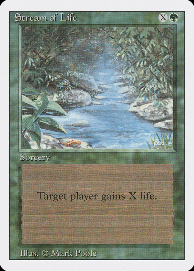 MTG: Revised 217: Stream of Life 