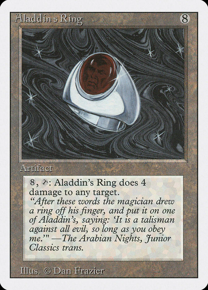 MTG: Revised 232: Aladdins Ring 