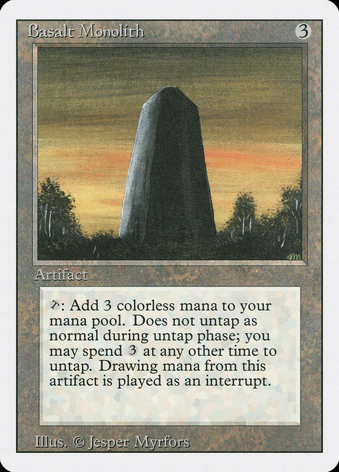 MTG: Revised 235: Basalt Monolith 