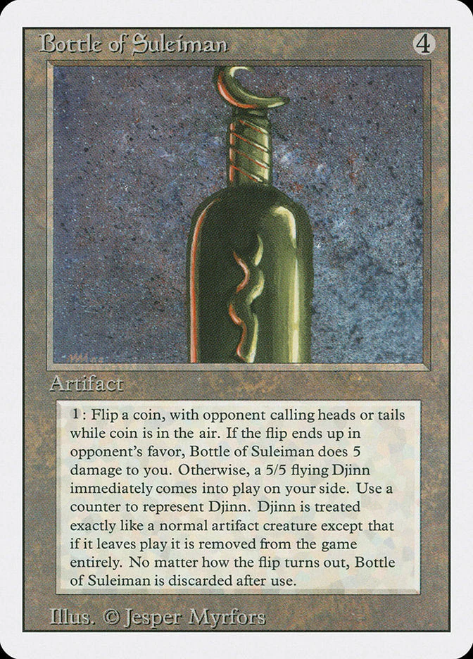 MTG: Revised 237: Bottle of Suleiman 