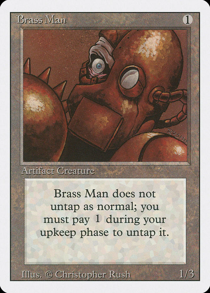 MTG: Revised 238: Brass Man 