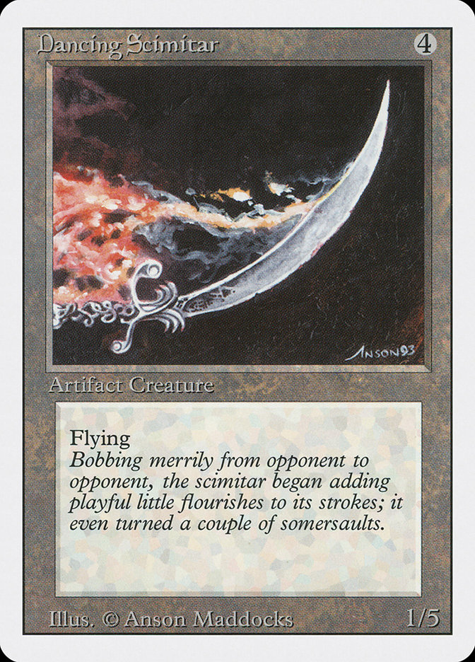 MTG: Revised 243: Dancing Scimitar 