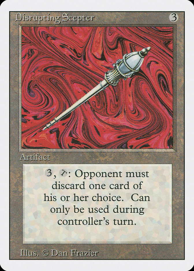 MTG: Revised 245: Disrupting Scepter 