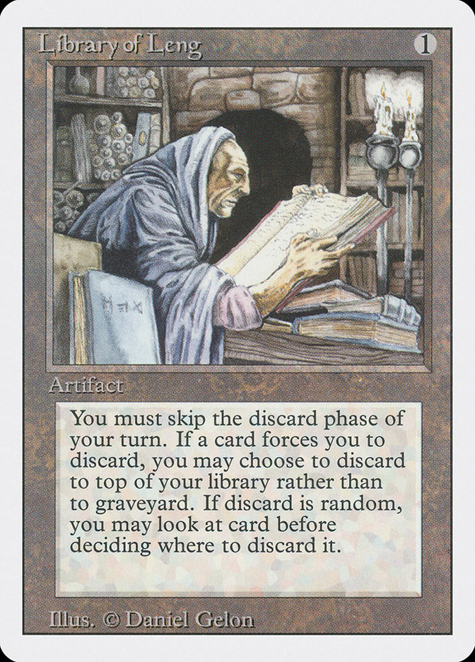 MTG: Revised 261: Library of Leng 