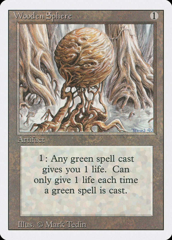 MTG: Revised 281: Wooden Sphere 