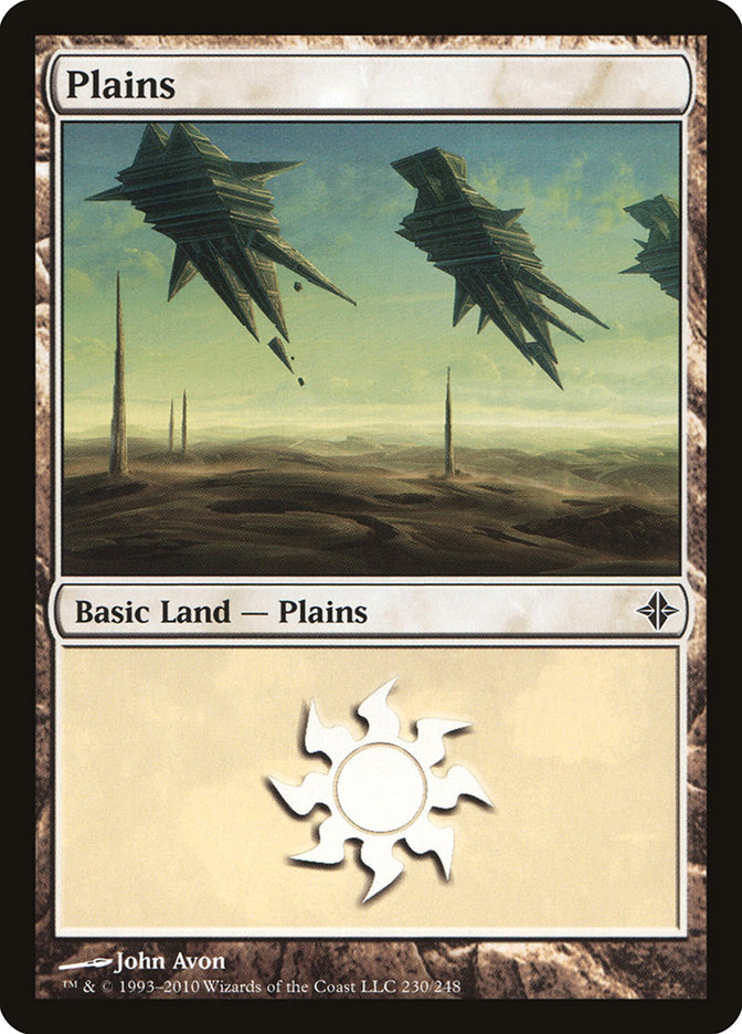 MTG: Rise of the Eldrazi 230: Plains 230 - Foil 