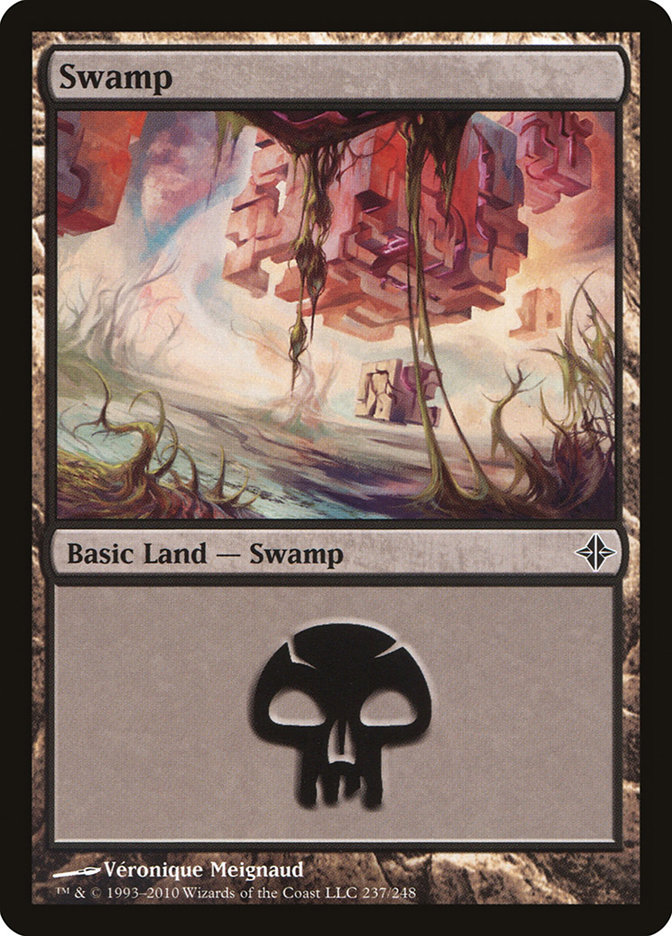 MTG: Rise of the Eldrazi 237: Swamp 237 - Foil 