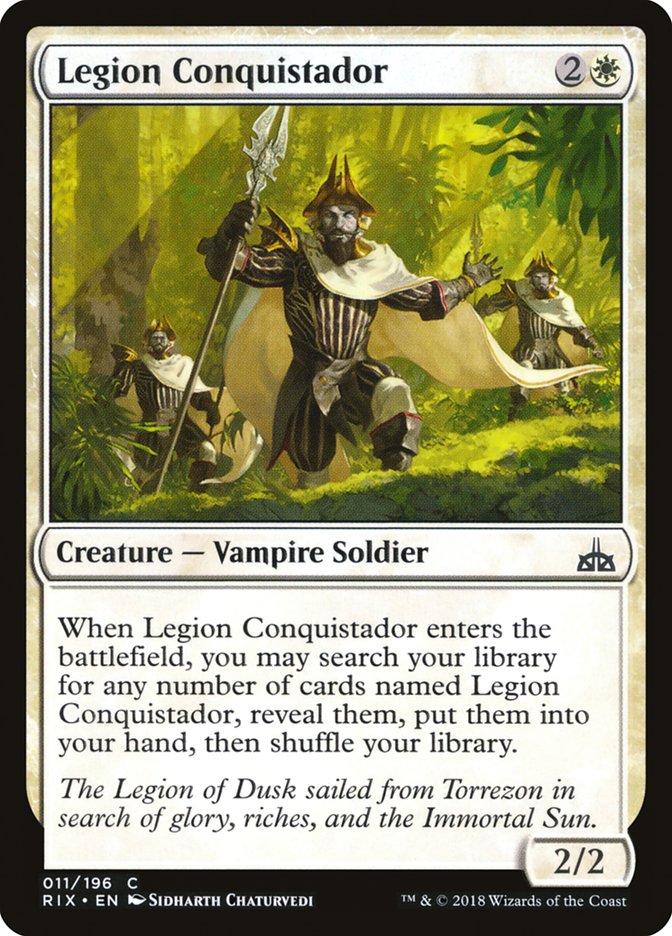 MTG: Rivals of Ixalan 011: Legion Conquistador 