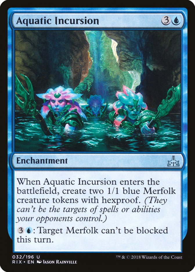 MTG: Rivals of Ixalan 032: Aquatic Incursion 