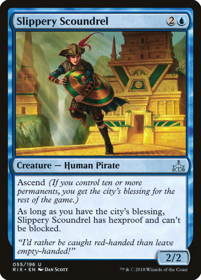 MTG: Rivals of Ixalan 055: Slippery Scoundrel 