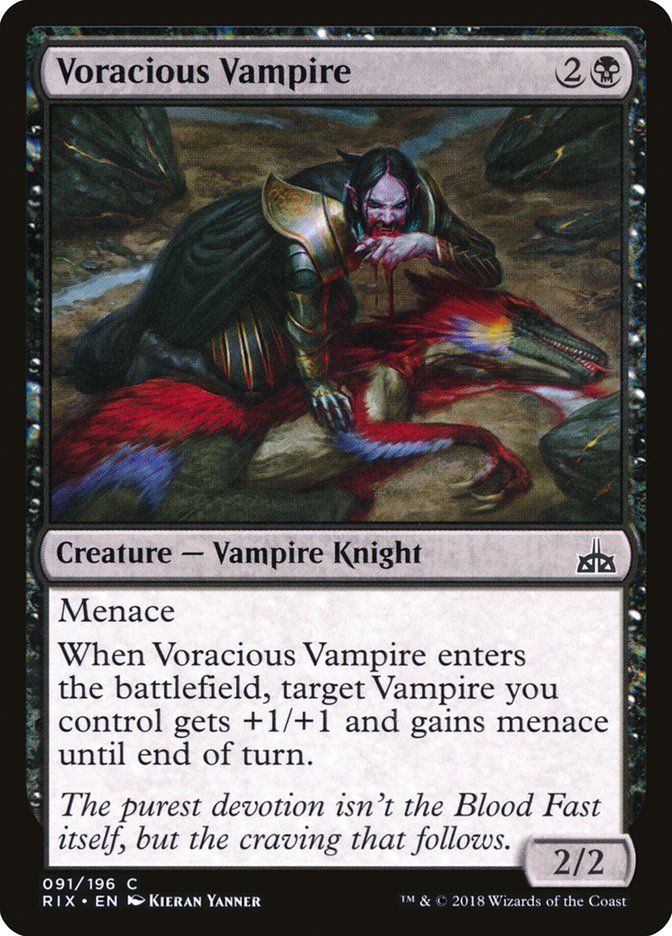 MTG: Rivals of Ixalan 091: Voracious Vampire 