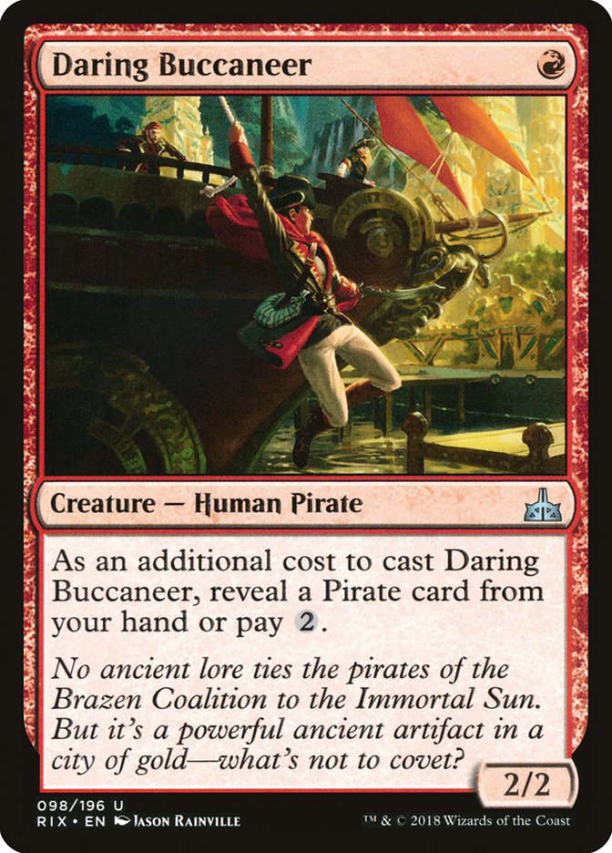 MTG: Rivals of Ixalan 098: Daring Buccaneer 