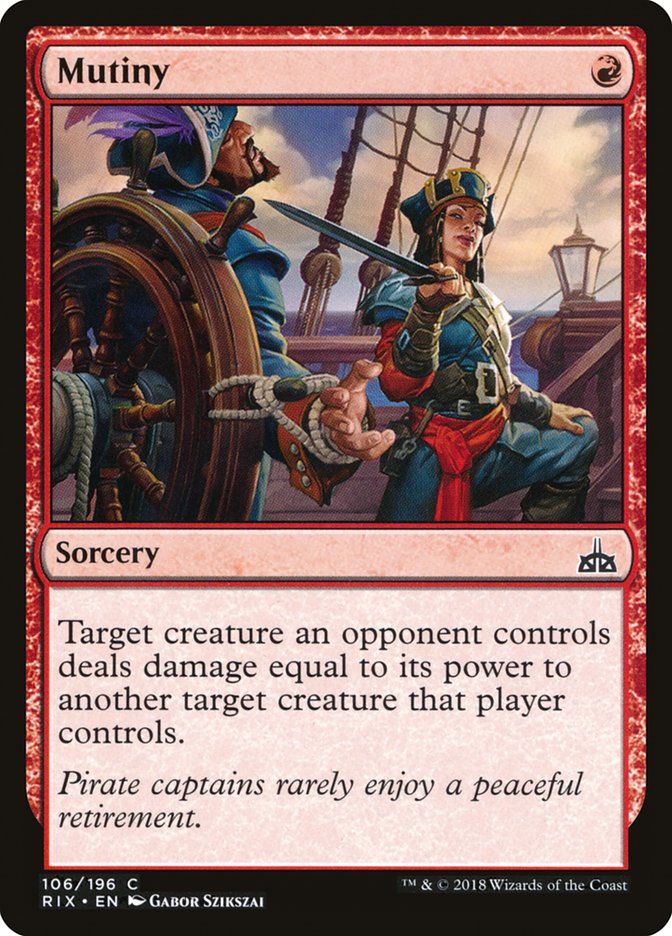 MTG: Rivals of Ixalan 106: Mutiny 