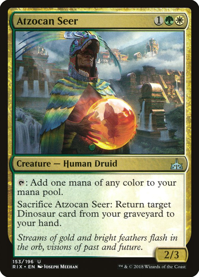 MTG: Rivals of Ixalan 153: Atzocan Seer 