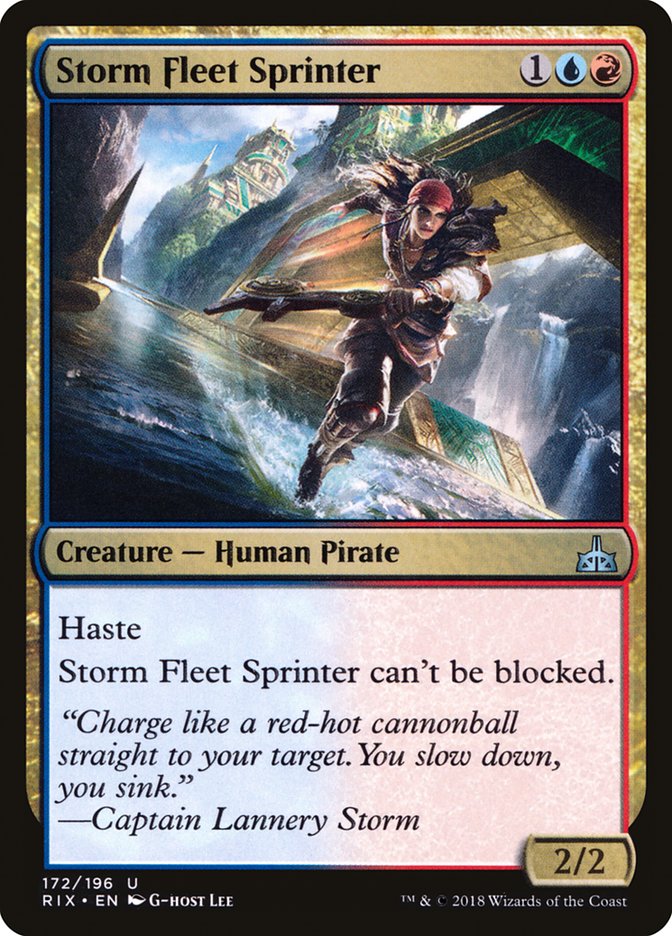 MTG: Rivals of Ixalan 172: Storm Fleet Sprinter 