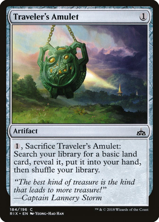 MTG: Rivals of Ixalan 184: Travelers Amulet 