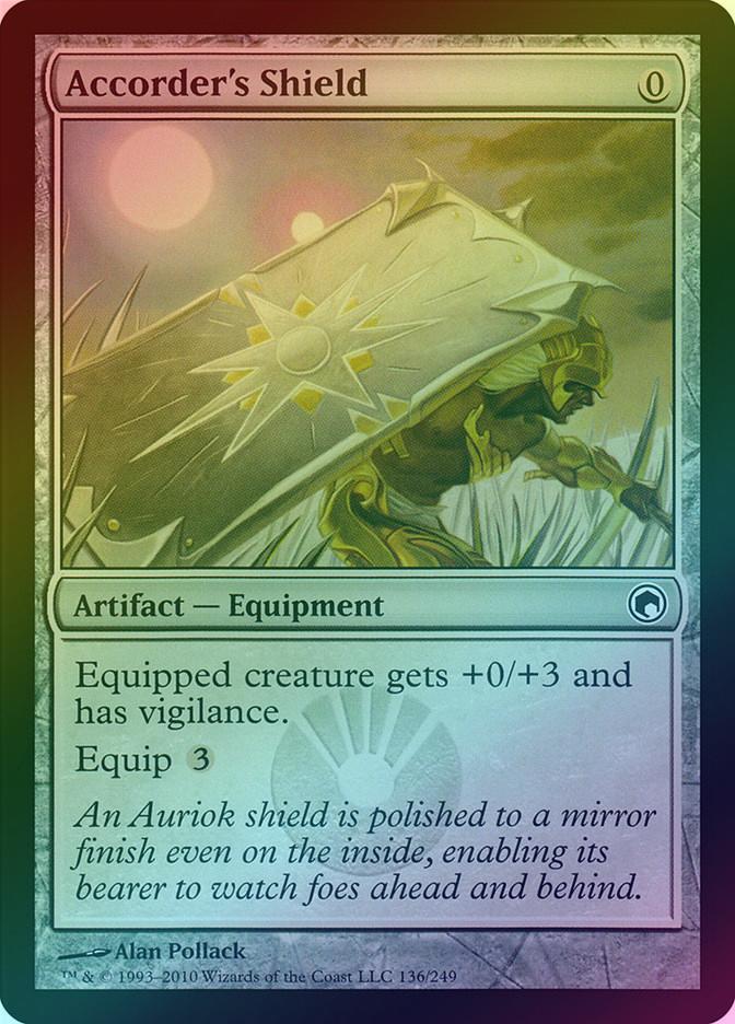 MTG: Scars of Mirrodin 136: Accorders Shield (FOIL) 