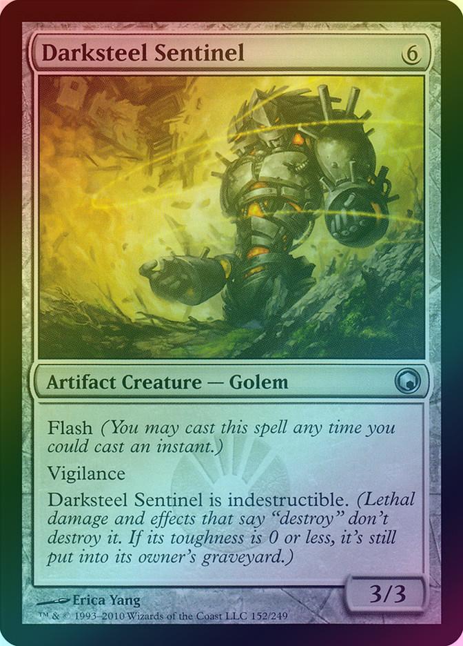 MTG: Scars of Mirrodin 152: Darksteel Sentinel (FOIL) 