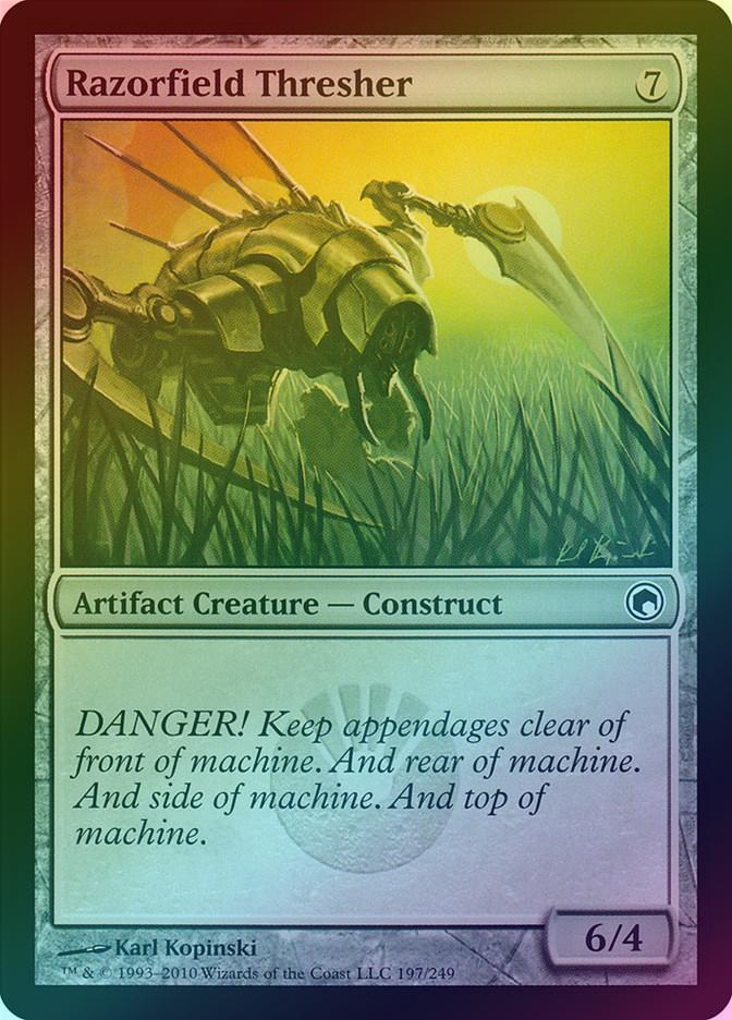 MTG: Scars of Mirrodin 197: Razorfield Thresher (FOIL) 