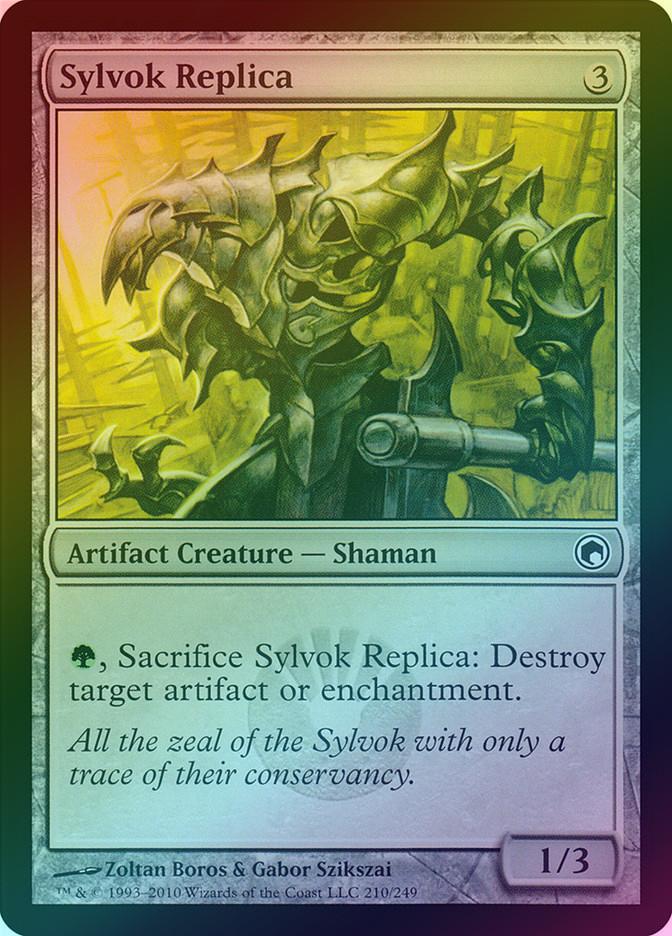 MTG: Scars of Mirrodin 210: Sylvok Replica (FOIL) 