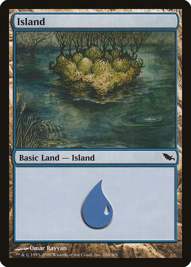 MTG: Shadowmoor 286: Island (FOIL) 