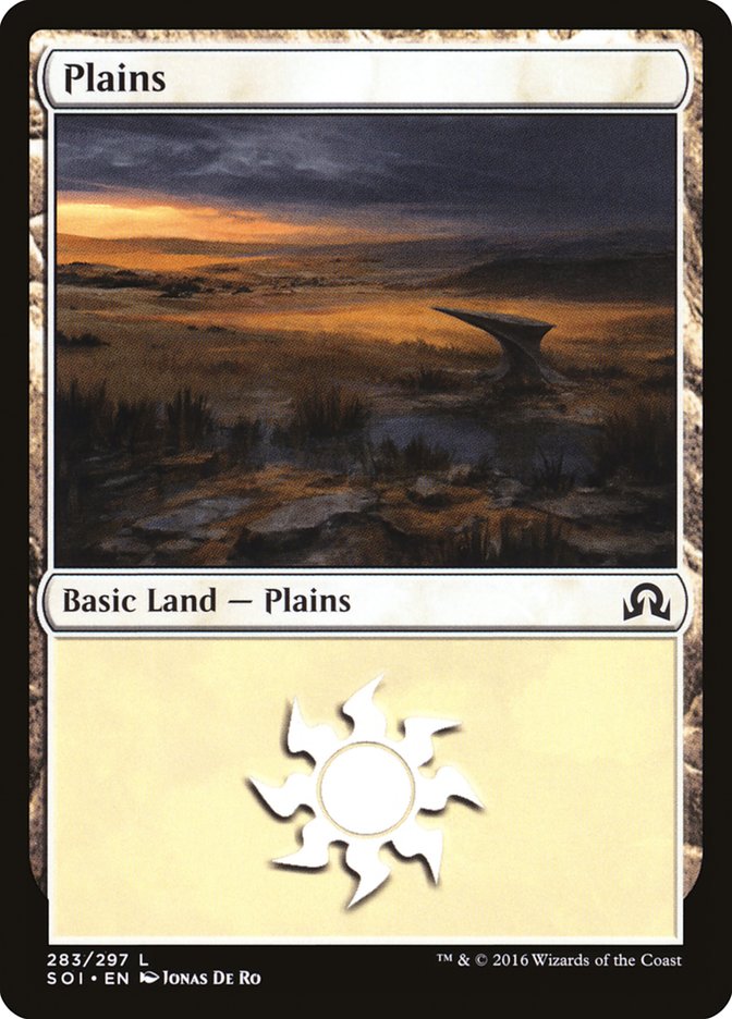 MTG: Shadows over Innistrad 283: Plains (FOIL) 